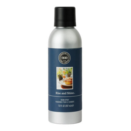 Rise and Shine Room Spray von Bridgewater mit dunkelblauem Etikett