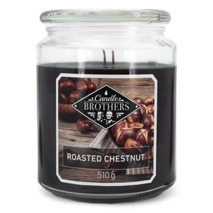 Candle Brothers Roasted Chestnut Duftkerze im Glas mit 510 g Inhalt