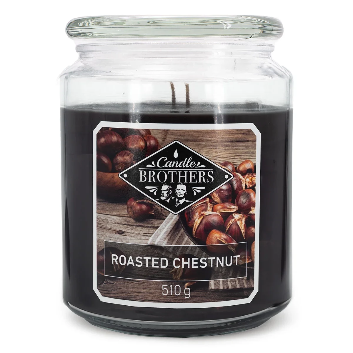 Roasted Chestnut Duftkerze im Glas Candle Brothers Roasted Chestnut Duftkerze im Glas mit 510 g Inhalt