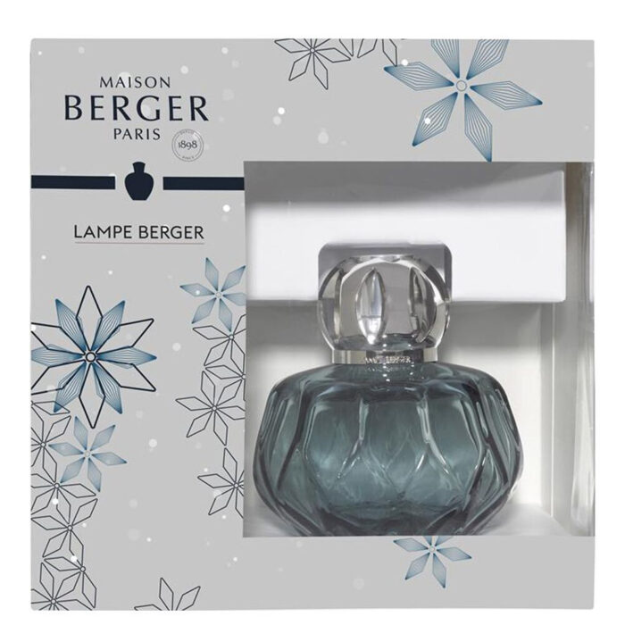 Lampe Berger in bedruckter Verpackung mit Sichtfenster