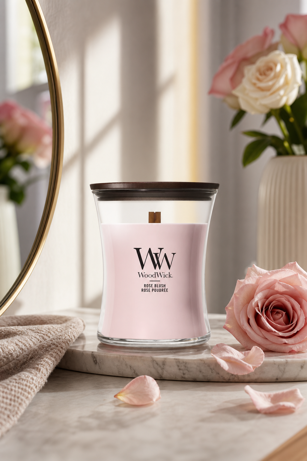 Rose Blush 275g in einer stimmungsvollen Anwendungsszene