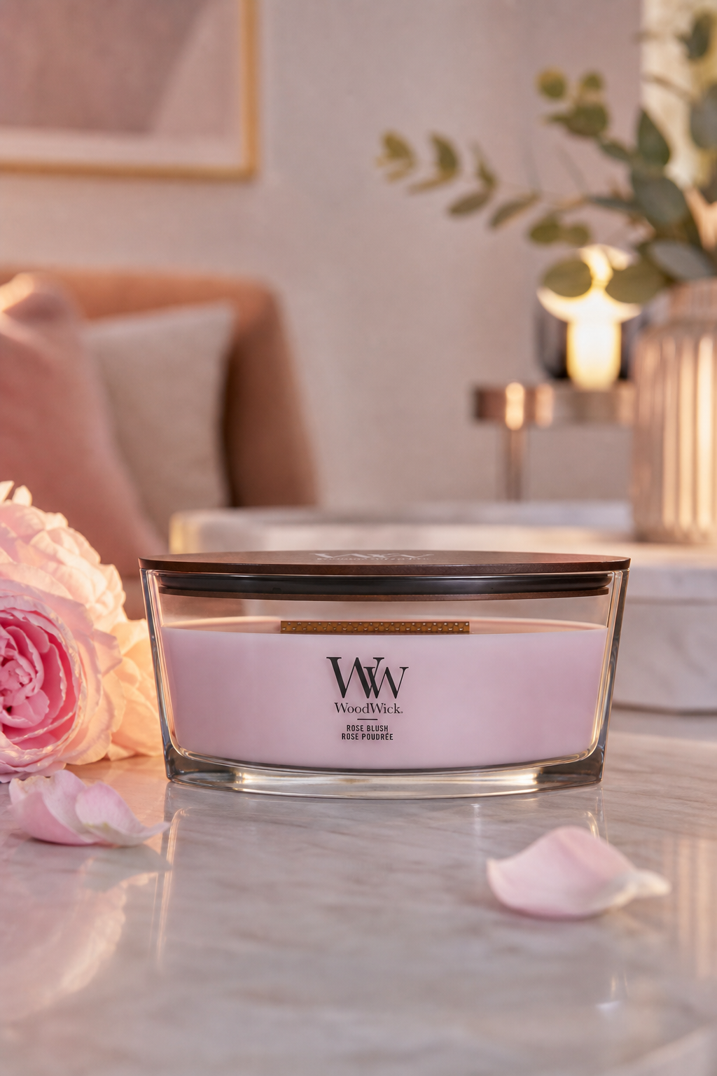 Rose Blush 454g in einer stimmungsvollen Anwendungsszene