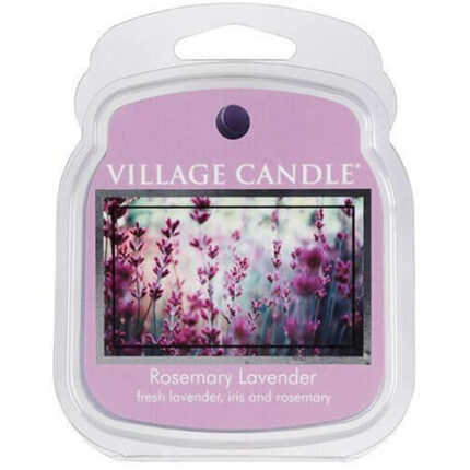 Village Candle Rosemary Lavender Produkt in transparenter Einzelverpackung