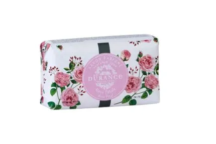 Rosenblütenblatt Seifenstück 125g – Produktansicht
