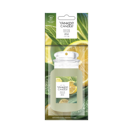 Verpackter Yankee Candle Sage & Citrus Car Jar mit sichtbarem 30-Tage-Hinweis