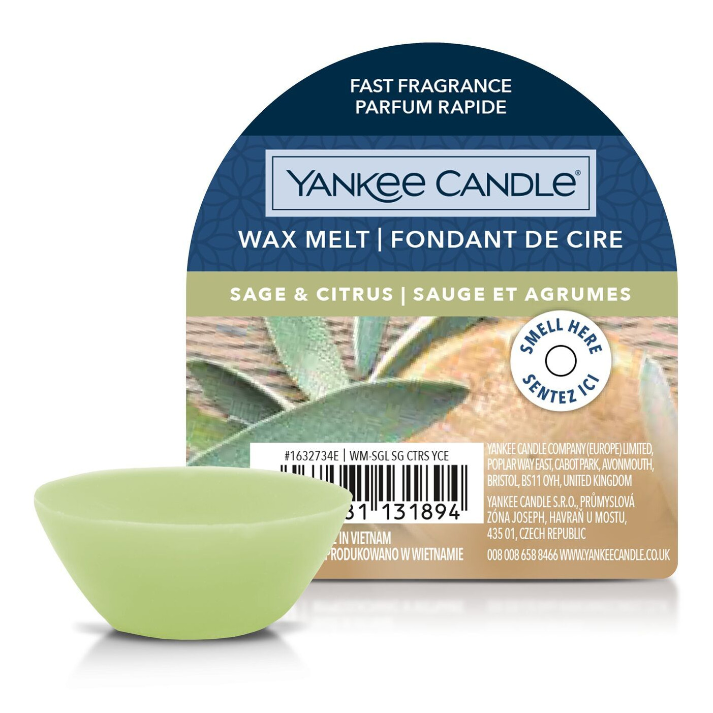 Produktbild Sage & Citrus Wachsmelt 22g – Hauptansicht