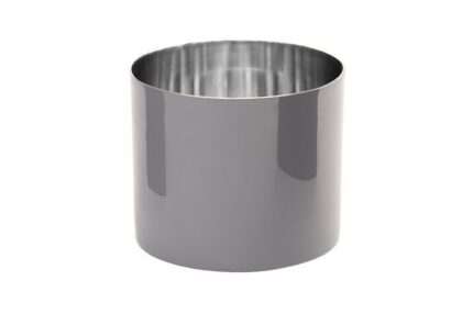 Saigon Edelstahl-Windlicht L cool grey – Produktansicht