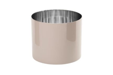 Saigon Edelstahl-Windlicht L sandstone – Produktansicht