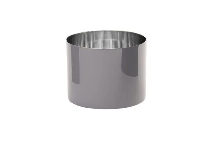 Saigon Edelstahl-Windlicht M cool grey – Produktansicht