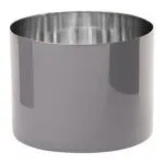 Saigon Edelstahl-Windlicht M cool grey – Hauptansicht