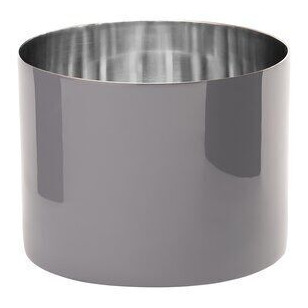 Saigon Edelstahl-Windlicht M cool grey – Hauptansicht