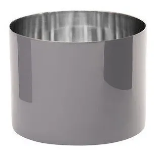 Saigon Edelstahl-Windlicht M cool grey – Hauptansicht