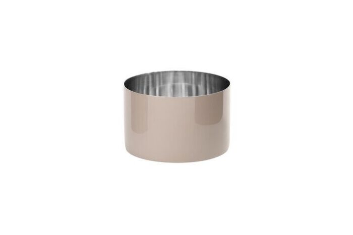 Saigon Edelstahl-Windlicht S sandstone – Produktansicht