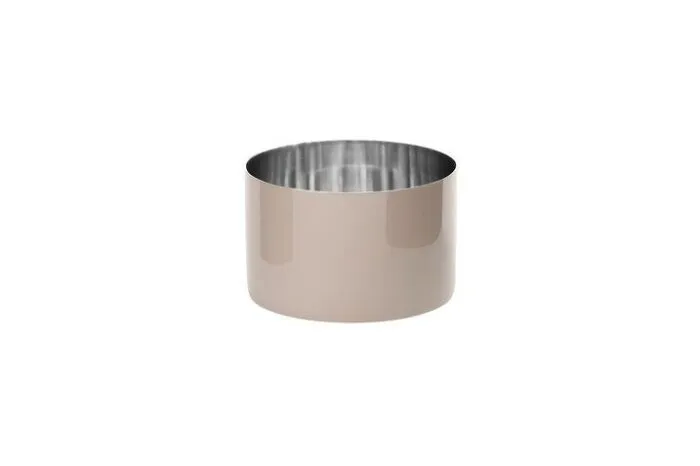 Saigon Edelstahl-Windlicht S sandstone – Produktansicht
