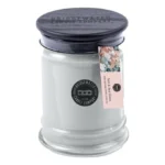 Salt & Sea Glass Kerze im Glas mit schwarzem Deckel