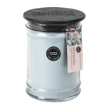 Salt & Sea Glass Kerzenglas mit Deckel und seitlich befestigtem Produktanhänger