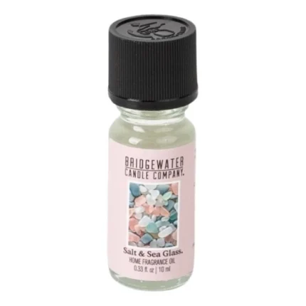 Fläschchen Salt & Sea Glass Home Fragrance Oil mit schwarzem Verschluss
