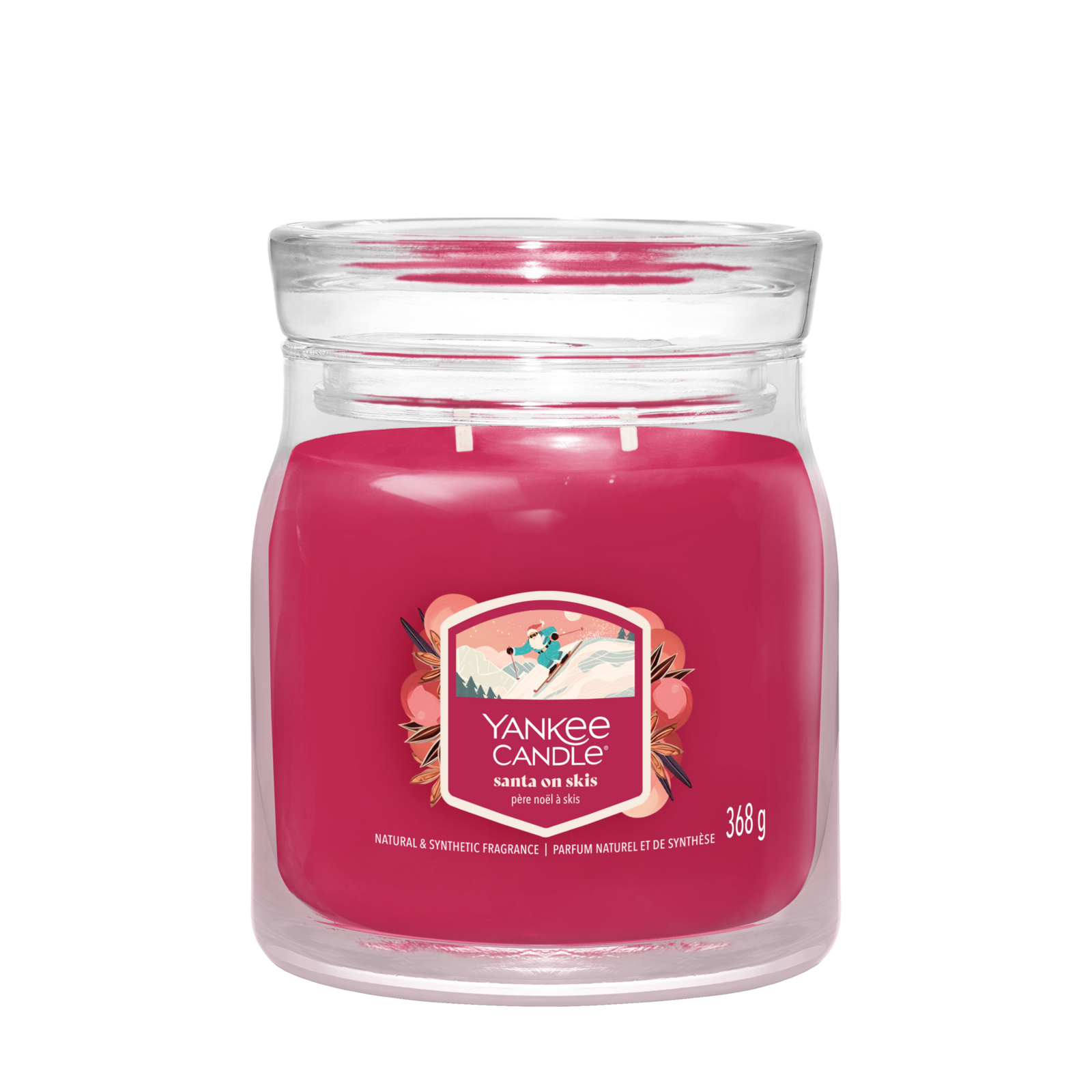 Produktbild Santa on Skis Medium Jar 368g Rot – Hauptansicht