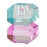 Sari Kerzenhalter 9cm blau/rosa – Hauptansicht