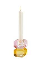 Sari Kerzenhalter 9cm geld/rosa – Produktansicht