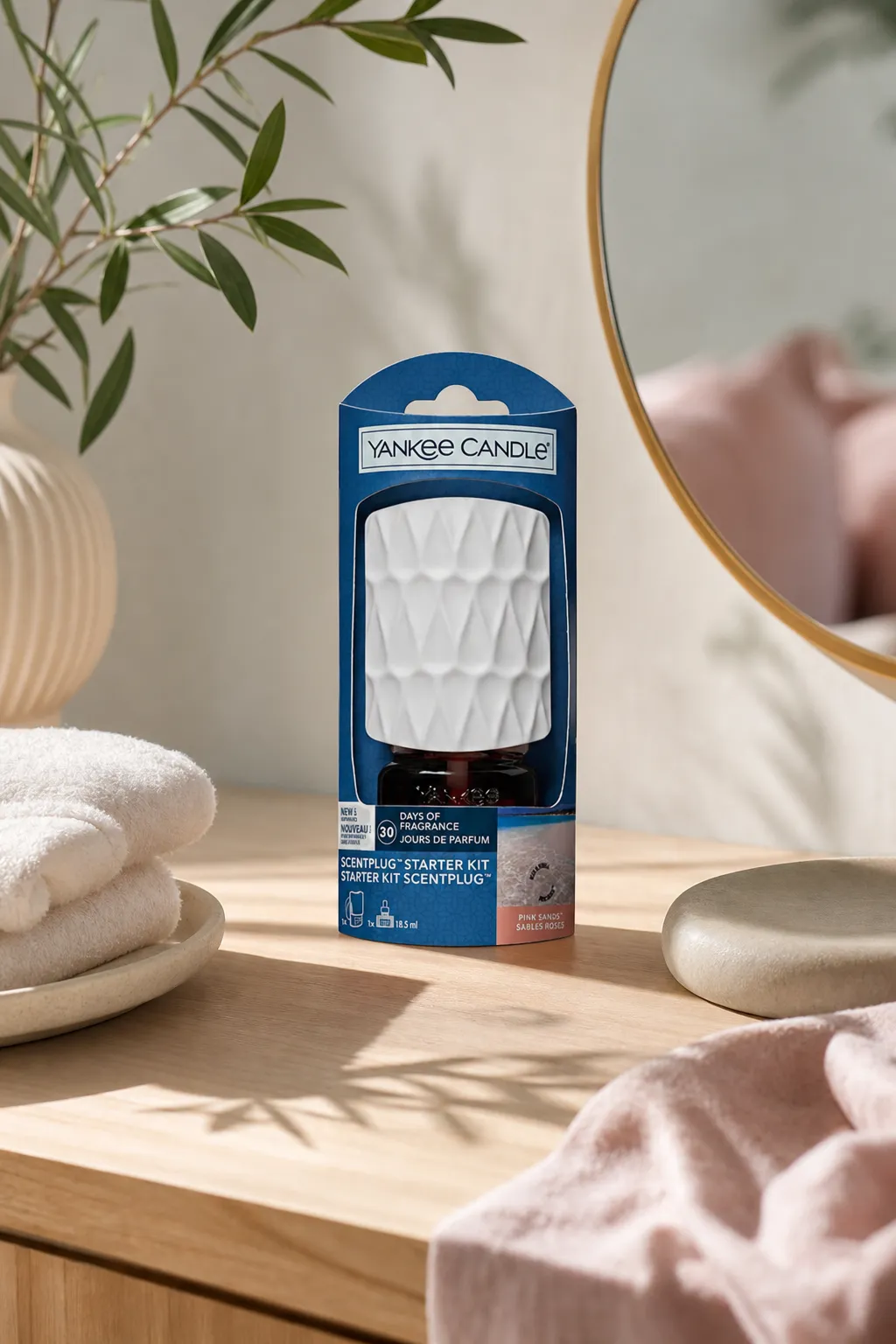 ScentPlug Starter Kit Pink Sands – Stimmungsbild ScentPlug Starter Kit Pink Sands in einer stimmungsvollen Anwendungsszene