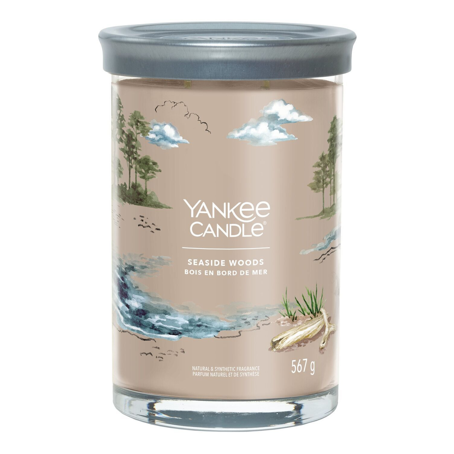 Yankee Candle Seaside Woods Yankee Candle Seaside Woods Kerze im Glas mit Deckel