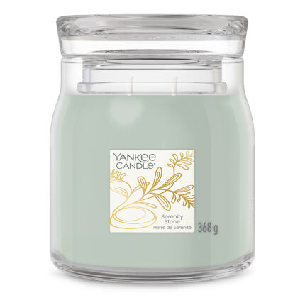 Yankee Candle Serenity Stone Duftkerze im Glas mit Deckel