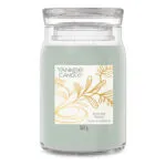 Serenity Stone Kerze im Glas mit Etikett und 567 g Inhalt
