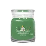Shimmering Christmas Tree Signature Medium Jar 368g 2-Docht – Produktansicht