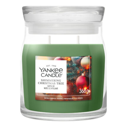 Shimmering Christmas Tree Signature Medium Jar 368g 2-Docht – Hauptansicht