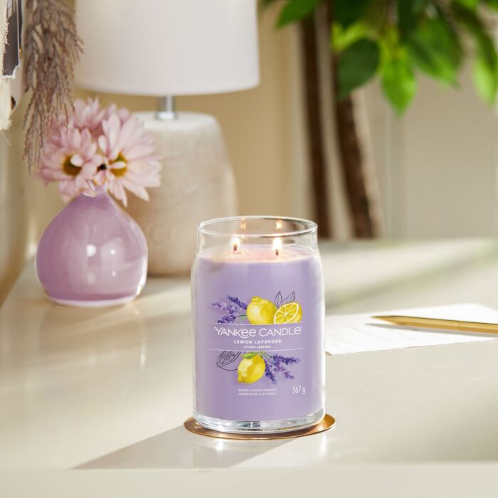 Lemon Lavender Signature Jar 567g 2-Docht – Produktansicht