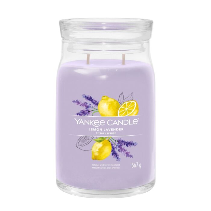 Lemon Lavender Signature Jar 567g 2-Docht – Produktansicht