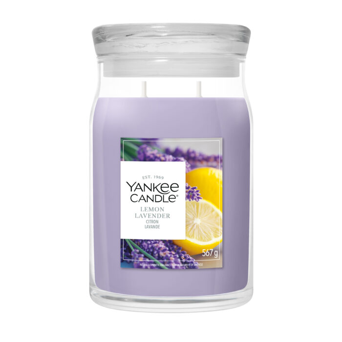 Lemon Lavender Signature Jar 567g 2-Docht – Produktansicht