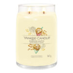 Yankee Candle Banoffee Waffle Duftkerze mit zwei brennenden Dochten