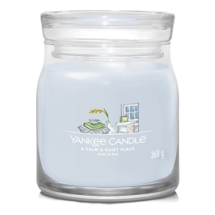 Signature Glas mittel 368g Hellblau – Produktansicht