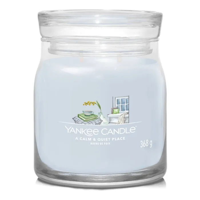 Signature Glas mittel 368g Hellblau – Produktansicht