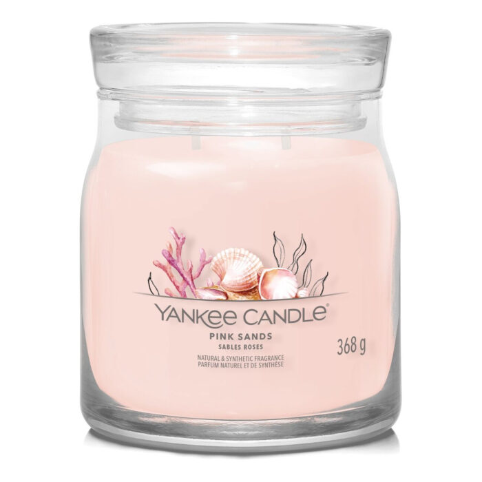Signature Glas, mittel 368g Rosa – Produktansicht