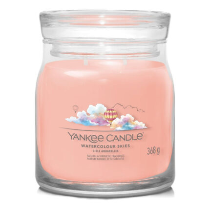 Yankee Candle Watercolour Skies Duftkerze im Glas mit zwei Dochten