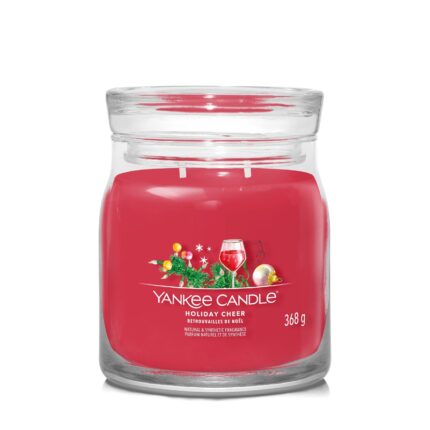 Yankee Candle Holiday Cheer Kerze im Glas mit zwei Dochten, 368 g