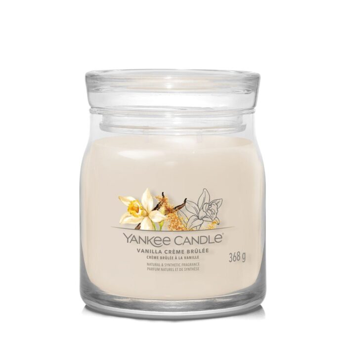 Vanilla Creme Brulee Signature Medium Jar 368g 2-Docht – Produktansicht