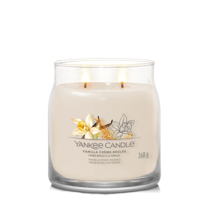 Vanilla Creme Brulee Signature Medium Jar 368g 2-Docht – Produktansicht
