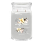Yankee Candle Smoked Vanilla & Cashmere Kerze im Glas mit zwei Dochten
