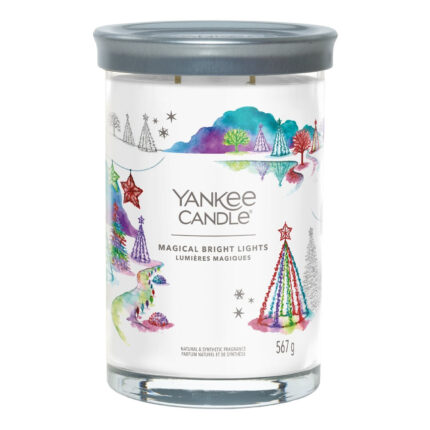 Yankee Candle Magical Bright Lights mit buntem Weihnachtsmotiv