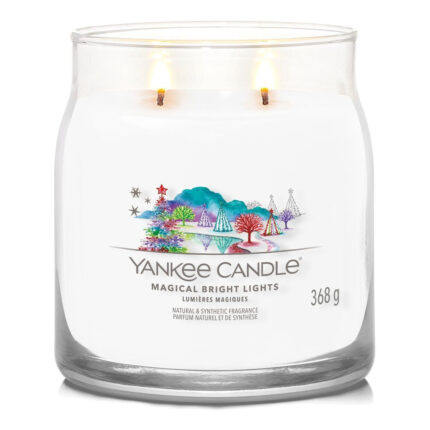 Yankee Candle Magical Bright Lights Duftkerze mit zwei brennenden Dochten