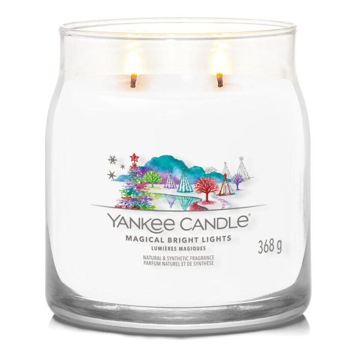 Yankee Candle Magical Bright Lights Duftkerze mit zwei brennenden Dochten