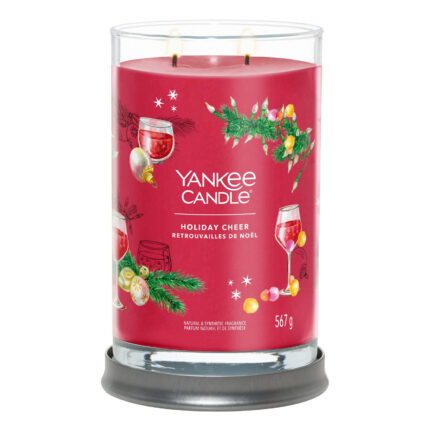 Yankee Candle Holiday Cheer Kerze ohne Deckel mit zwei Dochten