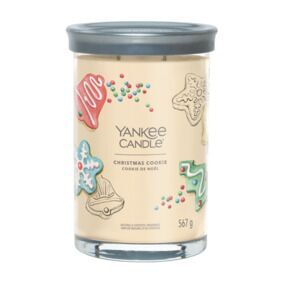 Christmas Cookie Kerze im Glas mit silberfarbenem Deckel