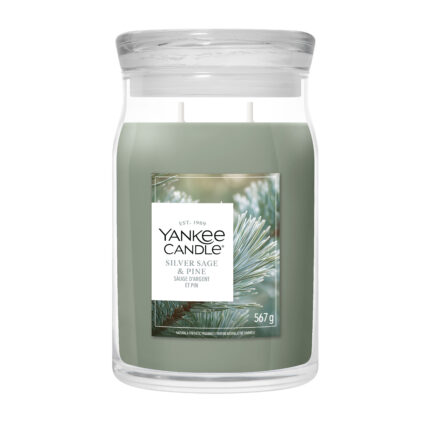 Silver Sage & Pine Signature Jar 567g 2-Docht – Produktansicht