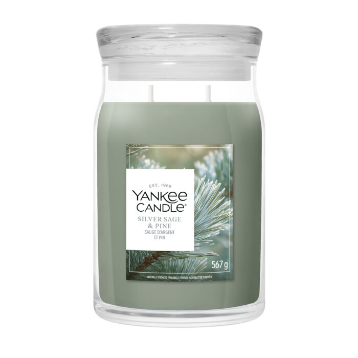 Silver Sage & Pine Signature Jar 567g 2-Docht – Produktansicht