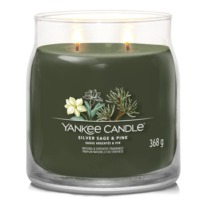 Silver Sage & Pine Signature Medium Jar 368g 2-Docht – Produktansicht